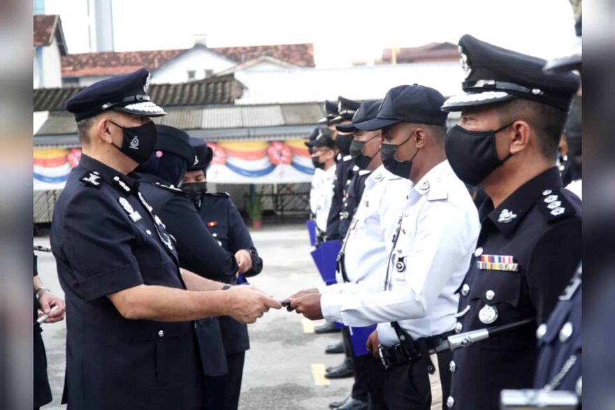 Sembilan polis IPD Taiping tolak rasuah terima penghargaan