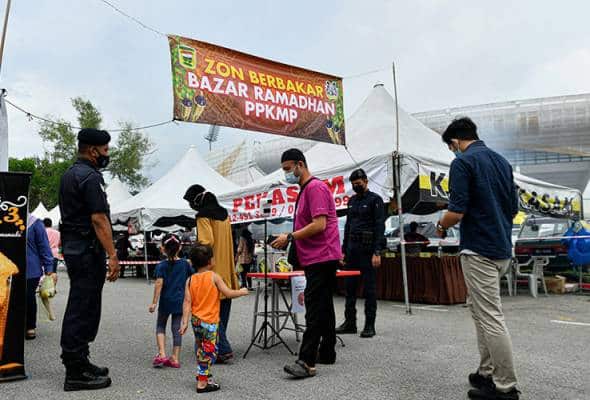 Kluster Jalan Canning Estate: Bazar Ramadan Stadium Perak dikawal ketat