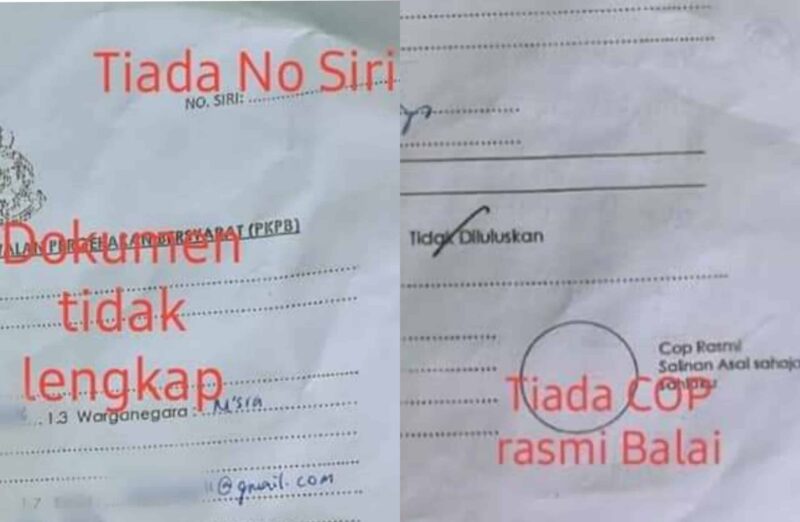 Dua pelajar kolej ditahan palsukan borang rentas negeri Dua pelajar kolej ditahan palsukan borang rentas negeri