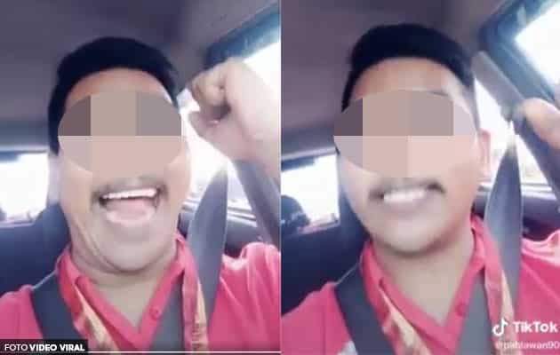[Video] Lelaki dipercayai penjawat awam umumkan sokong I5R43L secara terbuka