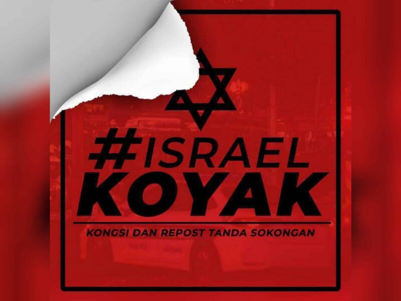 Malaysia bangkit dengan gerakan ‘virtual war’, #IsraelKoyak kini memenuhi ruang laman sosial