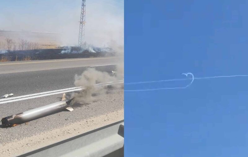 [Video] Roket 1r0n D0me gagal memintas peluru berpandu Br1g3d 4l Qvds yang laju di langit B33rsheba