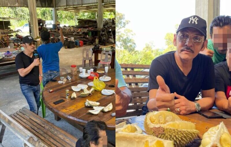 “Orang jemput, takkan saya nak tolak” – Jamal Abdillah disiasat polis lepas viral foto makan durian sambil karaoke