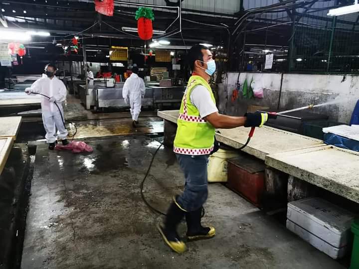 Pasar Pasir Pinji ditutup untuk disinfeksi