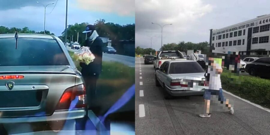 Pemandu Waja dikecam jadi punca kemalangan gara-gara ‘mengidam’ jeruk mangga tepi jalan