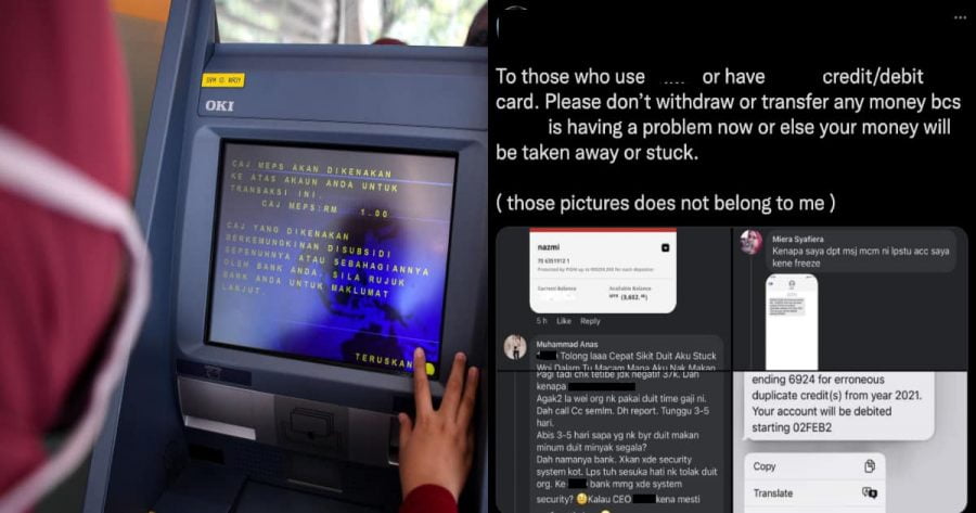 Jangan withdraw atau transfer duit guna C**B sebab… Jangan withdraw atau transfer duit guna C**B sebab…