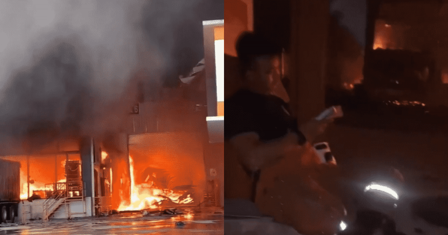 Api makin marak, netizen pertikai anggota main telefon ketika bertugas