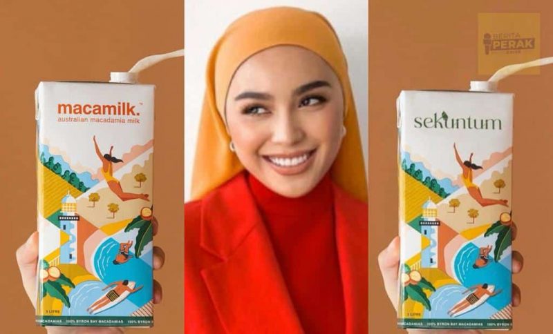 Isu plagiat gambar, jenama susu Australia maafkan Sharifah Rose