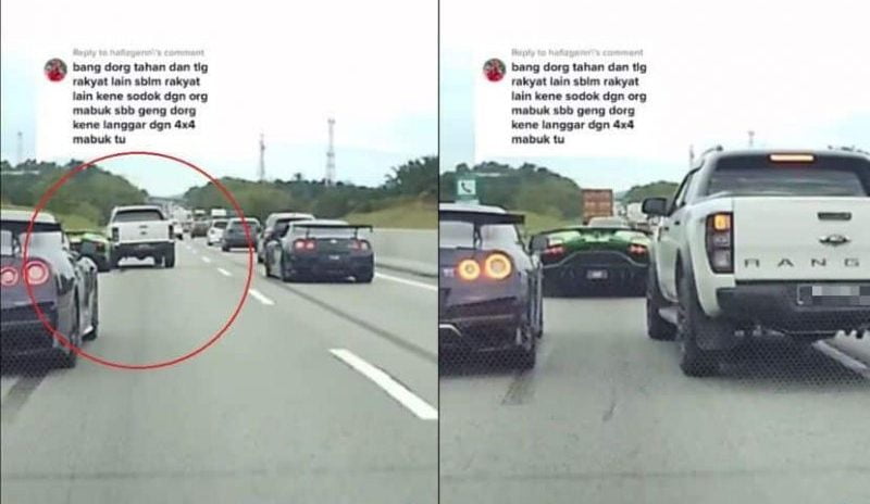 Konvoi Lamborghini bikin kecoh di lebuh raya, betul ke kes mabuk jadi punca?