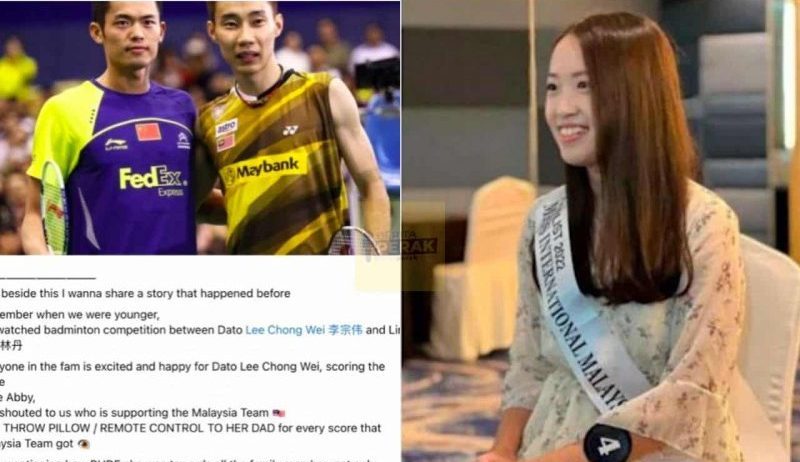 Gara-gara ‘support’ Lee Chong Wei, sepupu dakwa bekas finalis Miss Malaysia pernah pukul ayah sendiri