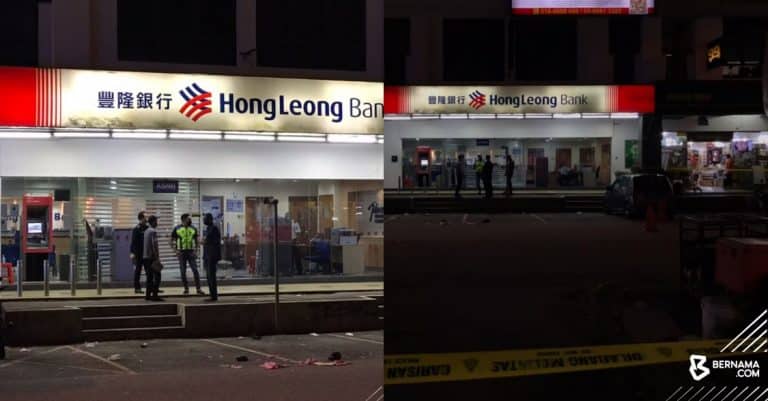 Security guard maut, rakan cedera ditembak berhampiran Hong Leong bank