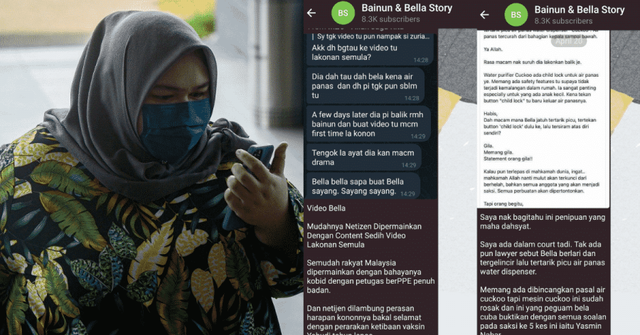 ‘Bainun & Bella Story’ – Peguambela buat ‘channel’ Telegram pertahankan Siti Bainun?