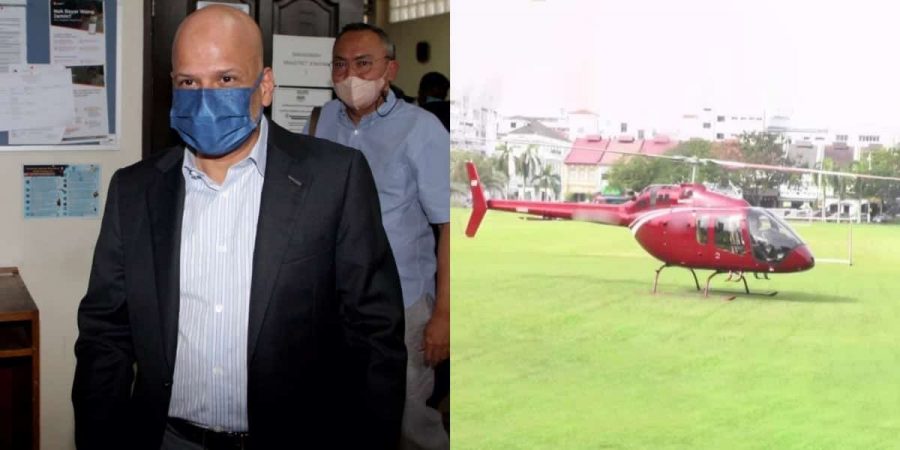 Datuk didakwa selepas terbangkan helikopter untuk ambil nasi ganja di Ipoh