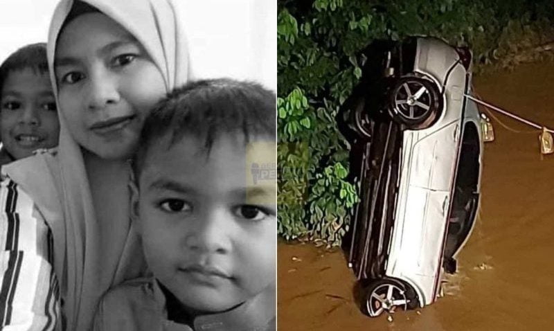 Kereta terjunam ke dalam sungai, jasad tiga beranak ditemui seakan berpelukan Kereta terjunam ke dalam sungai, jasad tiga beranak ditemui seakan berpelukan