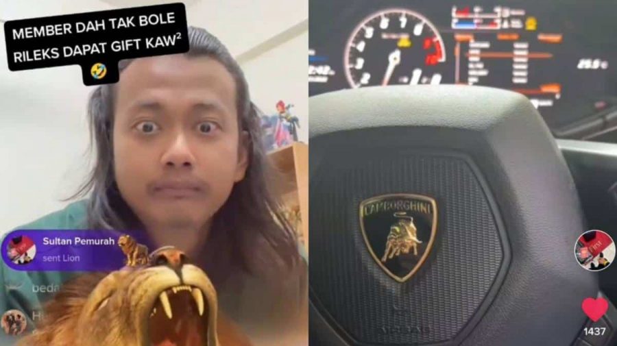 Pandu Lamborghini & tidak berkira, identiti ‘Sultan Pemurah’ di TikTok timbul tanda tanya