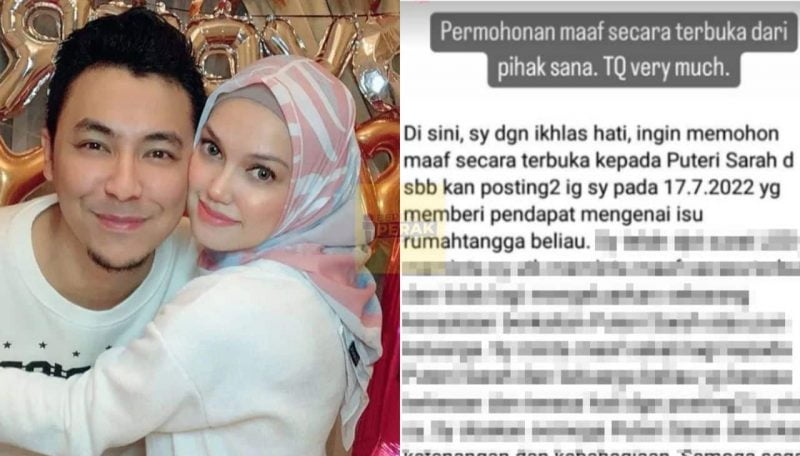 Serik komen isu rumah tangga artis, ‘Khairunnisa’ buat permohonan maaf secara terbuka kepada Puteri Sarah Serik komen isu rumah tangga artis, ‘Khairunnisa’ buat permohonan maaf secara terbuka kepada Puteri Sarah