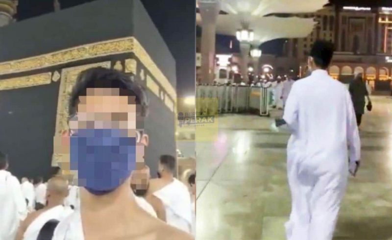 ‘Pengkid’ pakai ihram di Mekah berpakaian lelaki sejak kecil