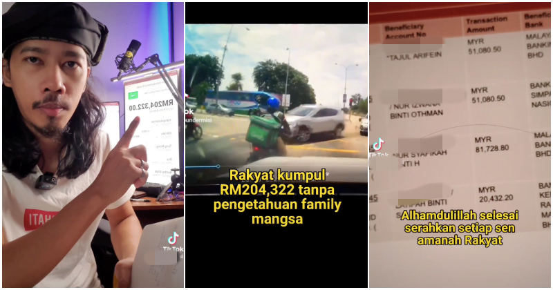 Raih sumbangan RM204,322 dalam tempoh 48 jam, cara agihan kepada keluarga mangsa dipuji