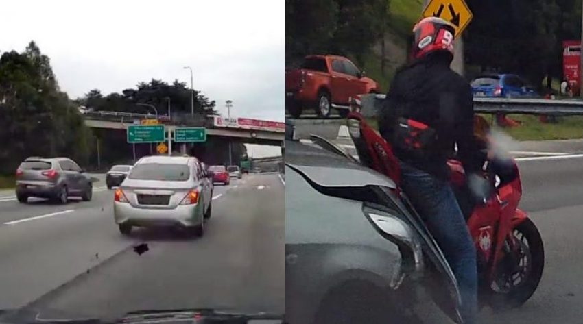 Penunggang Superbike ‘tersepit’ selepas berhenti mengejut gara-gara terpisah konvoi