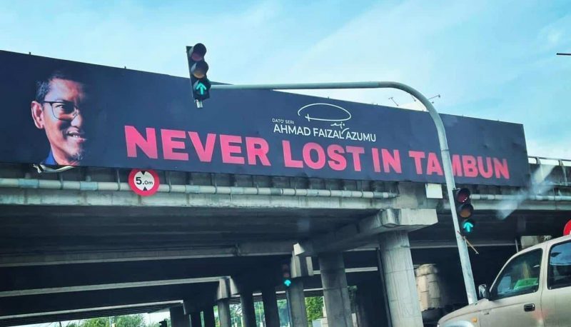 “Never lost in Tambun” – Peja guna papan iklan lancar serangan buat pencabar