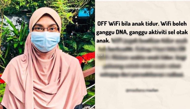 ‘Influencer’ ini dakwa Wi-Fi boleh ganggu DNA anak undang pertikaian netizen