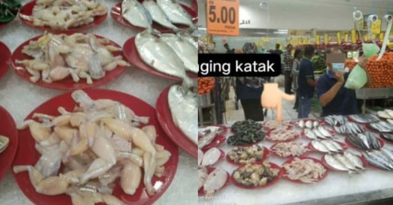 “Boleh jual macam tu je?” – Pasar raya didakwa jual katak secara terbuka bersebelahan ikan