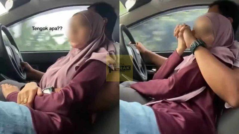 Tular video pasangan tayang aksi manja sambil cium tangan dalam kereta, ramai ‘tag’ JPJ & PDRM