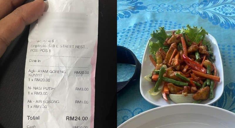 “Masa bayar diam saja, kemudian tularkan” – Isu sepiring ayam goreng kunyit RM20, pemilik restoran di Langkawi beri penjelasan