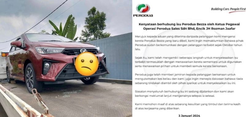 “Jangan buat statement hanya untuk redakan suasana, tapi tak selesai masalah” – Pemilik Bezza respon kenyataan Perodua