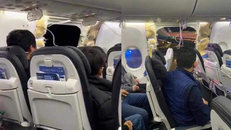 Panel tingkap bahagian penumpang tercabut, pesawat Alaska Airlines terpaksa mendarat cemas
