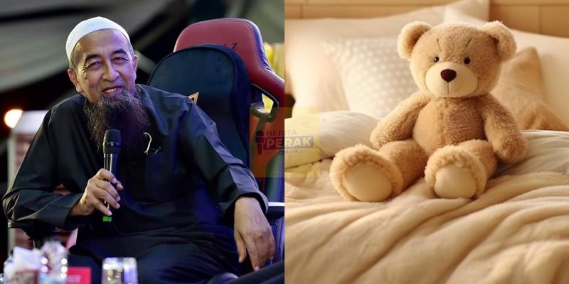 Ustaz Azhar Idrus perjelas hukum orang dewasa tidur dengan anak patung seperti ‘teddy bear’