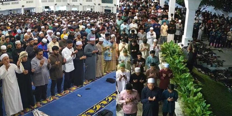 Solat Subuh dilakukan 2 sesi kerana 12,000 jemaah serbu Masjid Sultan Iskandar