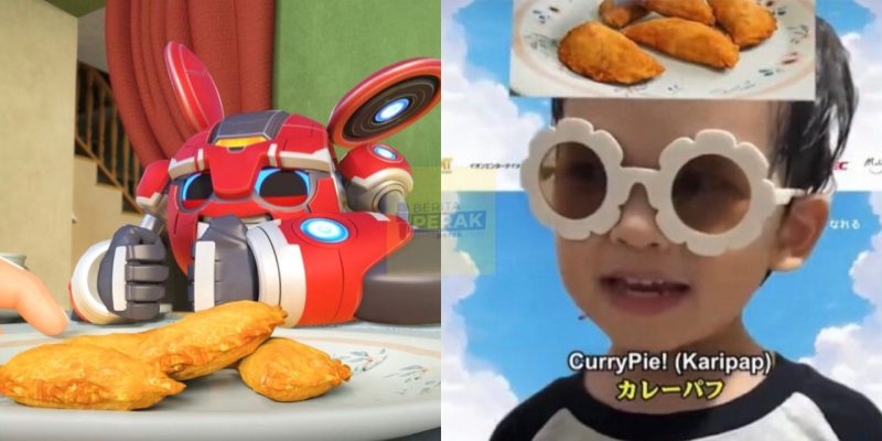 Netizen teruja tengok reaksi kanak-kanak di Jepun mula sukakan karipap selepas tonton filem Mechamato