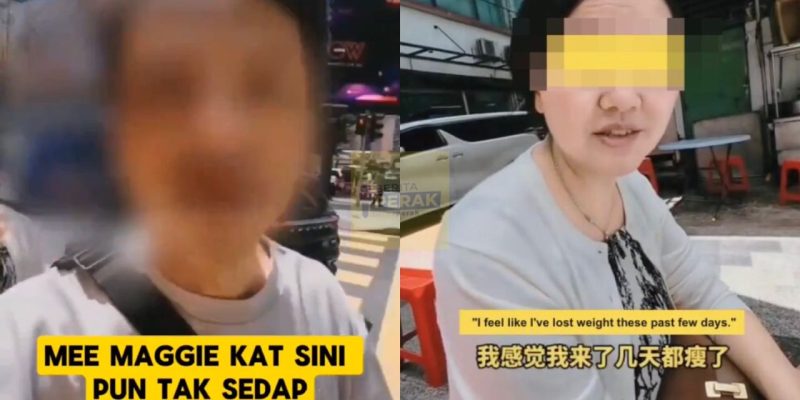 Pelancong China kritik makanan Malaysia tak sedap, dakwa buat dirinya jadi kurus