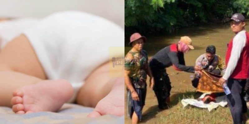Bunuh & buang anak dalam sungai, wanita tertekan bayi 9 bulan masih tidak pandai merangkak