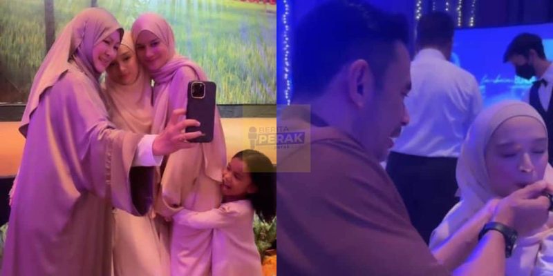 Makan bersuap & berpeluk, netizen terharu lihat Marissa berkumpul bersama keluarga