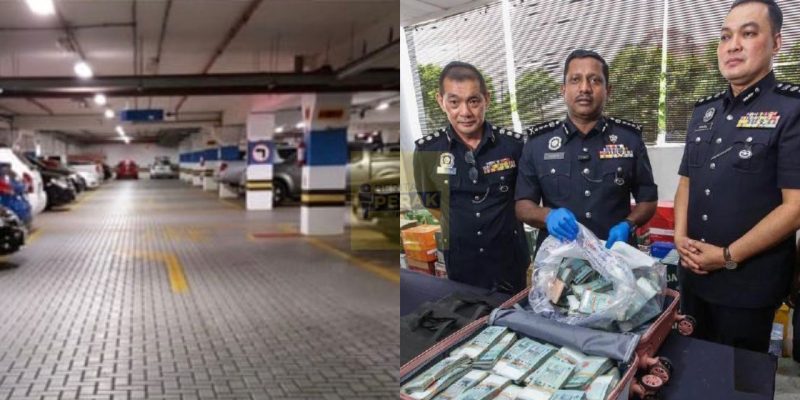 Bagasi berisi duit lebih RM500,000 ditemui di parkir kereta, polis seru pemilik tampil