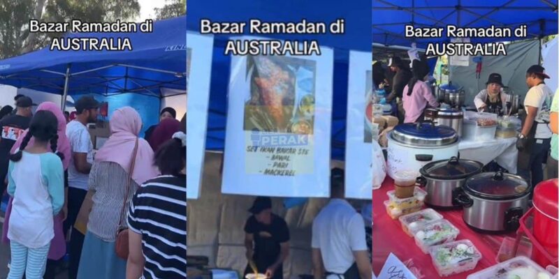 Wanita kongsi kemeriahan suasana bazar Ramadan, ingatkan kat Malaysia rupanya di Australia