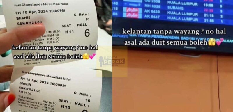 Tiada wayang di Kelantan, wanita sanggup naik kapal terbang ke Nilai untuk tonton filem ‘Sheriff’