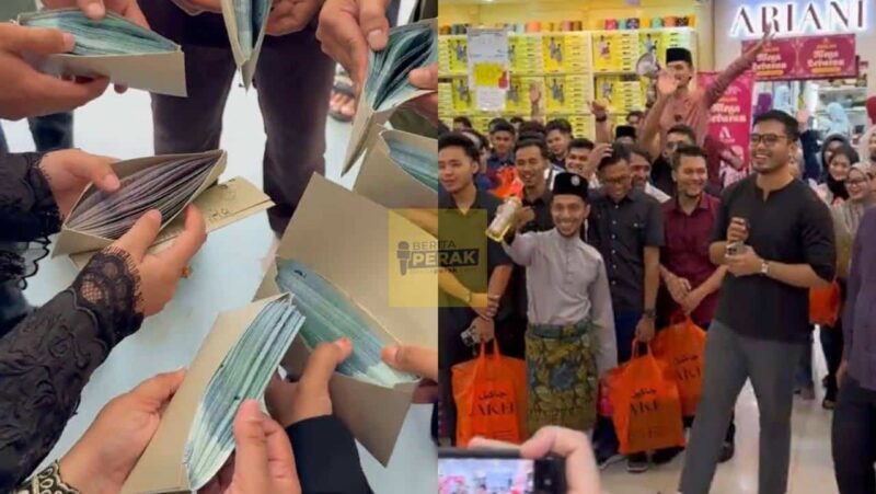 Khairul Aming tutup kilang bawa 100 orang staf beli baju raya & beri bonus ‘berkepuk’
