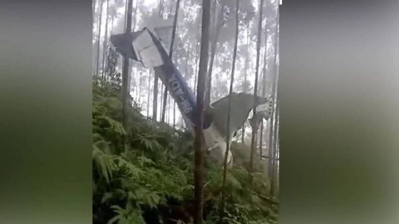 [Video] Pesawat ringan terhempas di Besout, Tanjung Malim