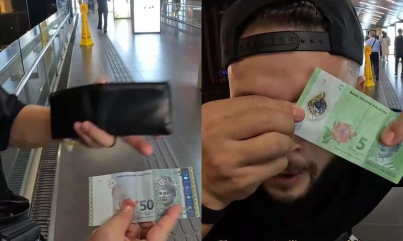 “RM1 dan RM5 kalis air” – Pelancong Eropah puji duit kertas Malaysia