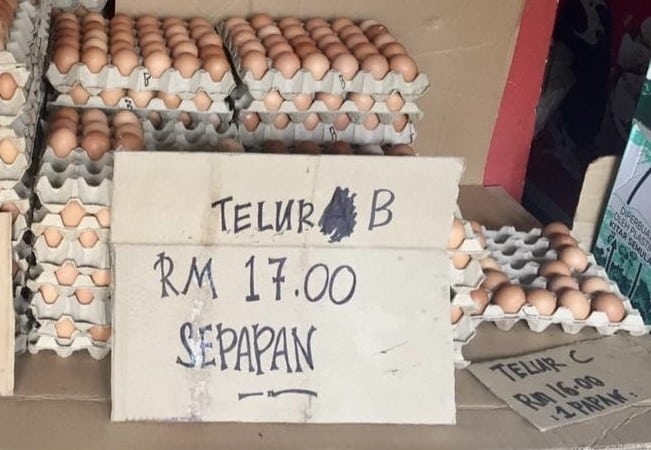 Netizen persoal PM umum ‘berita baik’ harga telur turun 3 sen, “Ini ke berita baik?”