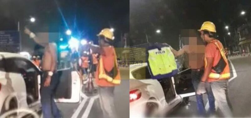 Tular video lelaki disyaki mabuk tunjuk vest polis, rupanya pegawai kanan
