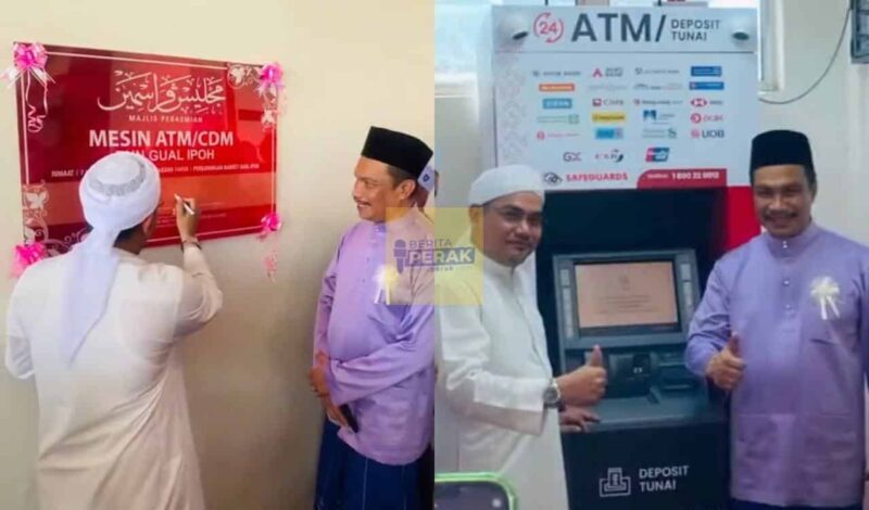 ADUN PN rasmikan mesin ATM, kena ‘bahan’ teruk di Internet