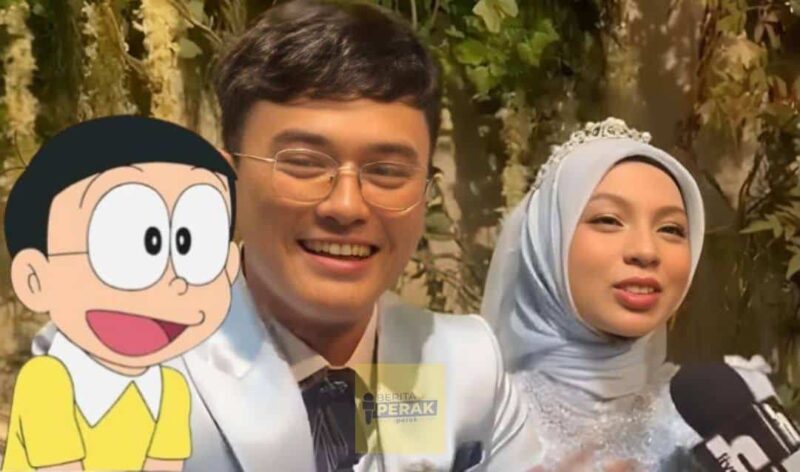 “Saya suka cerita Doraemon” – Syasya terpikat dengan suami sebab muka macam Nobita
