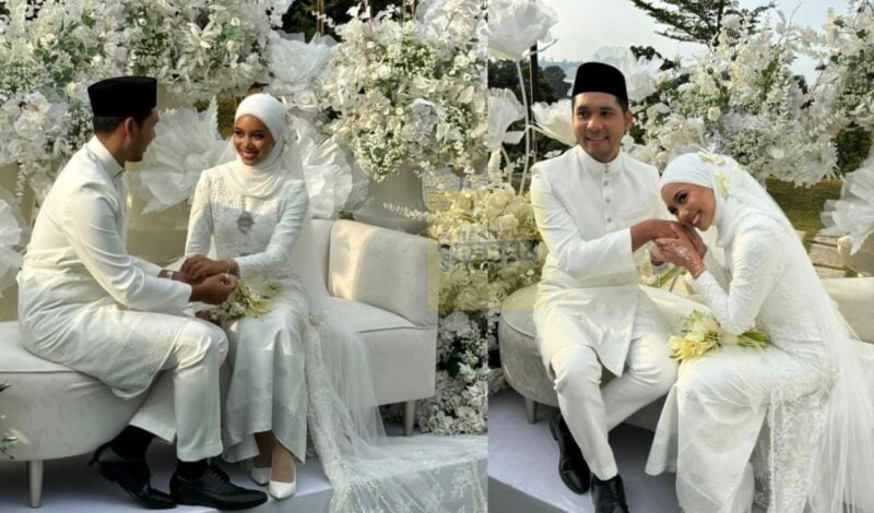 Sarah Suhairi selamat bergelar isteri dengan sekali lafaz, pilih pensyarah sebagai suami