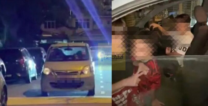 “Jumpa ayah saya la..” – Tular remaja 14 tahun pandu kereta bawa dua adik