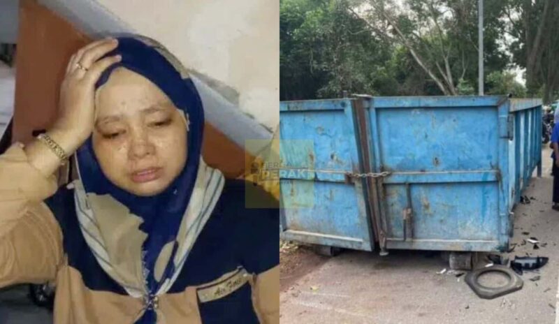 Dua beradik maut dalam perjalanan ziarah kubur bapa, ‘terhentam’ tong roro tepi jalan