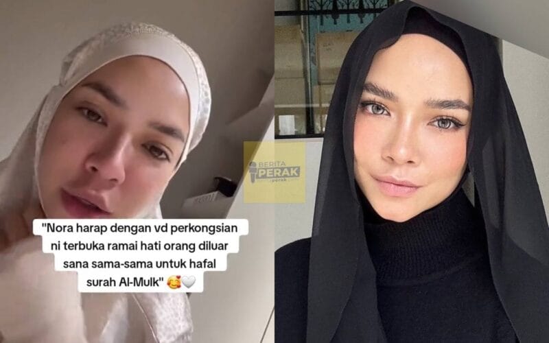 Ajak ‘follower’ hafal surah al-Mulk, Nora Danish dipuji guna media sosial sebar kebaikan